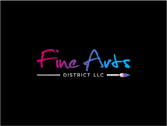 Fine Arts District LLC logo design by mutafailan