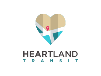 Heartland Transit logo design by huma