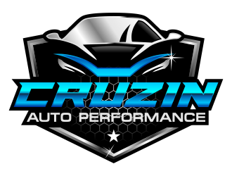 Cruzin auto performance  logo design by kopipanas
