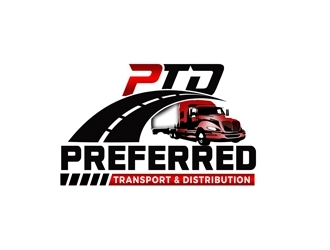 PREFERRED Transport & Distribution; PTD,  logo design by bougalla005