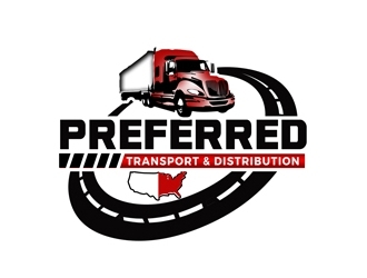 PREFERRED Transport & Distribution; PTD,  logo design by bougalla005