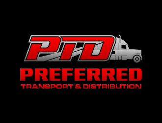PREFERRED Transport & Distribution; PTD,  logo design by beejo