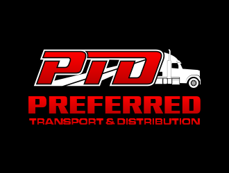 PREFERRED Transport & Distribution; PTD,  logo design by beejo