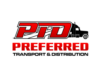 PREFERRED Transport & Distribution; PTD,  logo design by beejo
