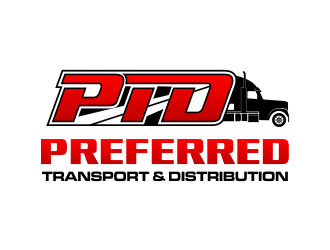 PREFERRED Transport & Distribution; PTD,  logo design by beejo