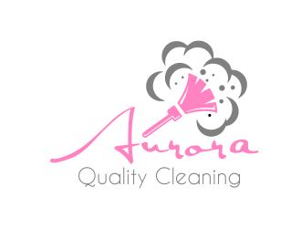 Aurora Quality Cleaning  logo design by ROSHTEIN