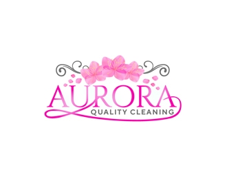 Aurora Quality Cleaning  logo design by Roma
