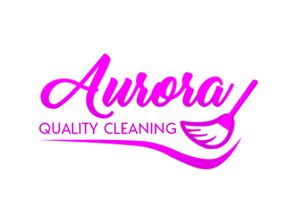 Aurora Quality Cleaning  logo design by Optimus