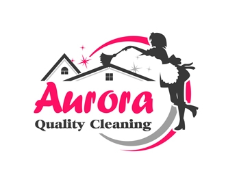 Aurora Quality Cleaning  logo design by Arrs