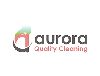 Aurora Quality Cleaning  logo design by gitzart