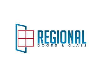Regional Doors & Glass logo design by IanGAB