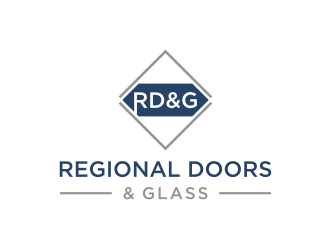 Regional Doors & Glass logo design by LOVECTOR