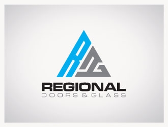 Regional Doors & Glass logo design by zinnia