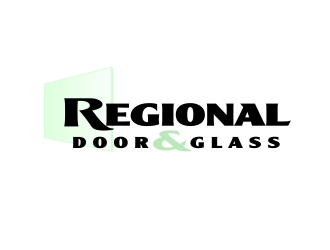 Regional Doors & Glass logo design by LogoJoe
