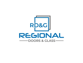 Regional Doors & Glass logo design by JackPayne