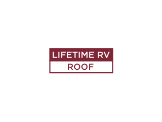 Lifetime RV Roof logo design by Susanti