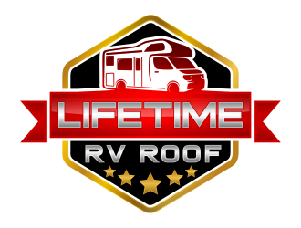 Lifetime RV Roof logo design by Realistis