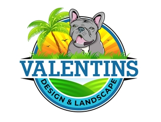 Valentins Design & Landscape logo design by DreamLogoDesign