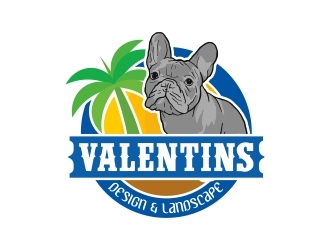 Valentins Design & Landscape logo design by GoodGod