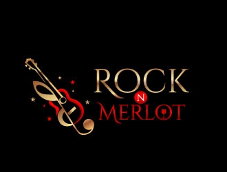Rock n Merlot logo design by uttam