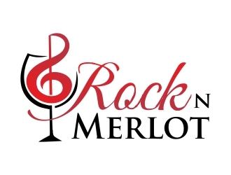 Rock n Merlot logo design by ruki