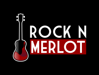 Rock n Merlot logo design by Kruger