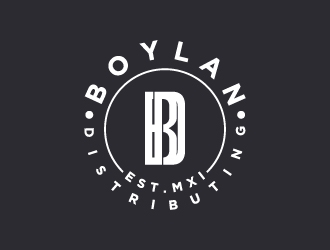 Boylan Distributing logo design by wongndeso