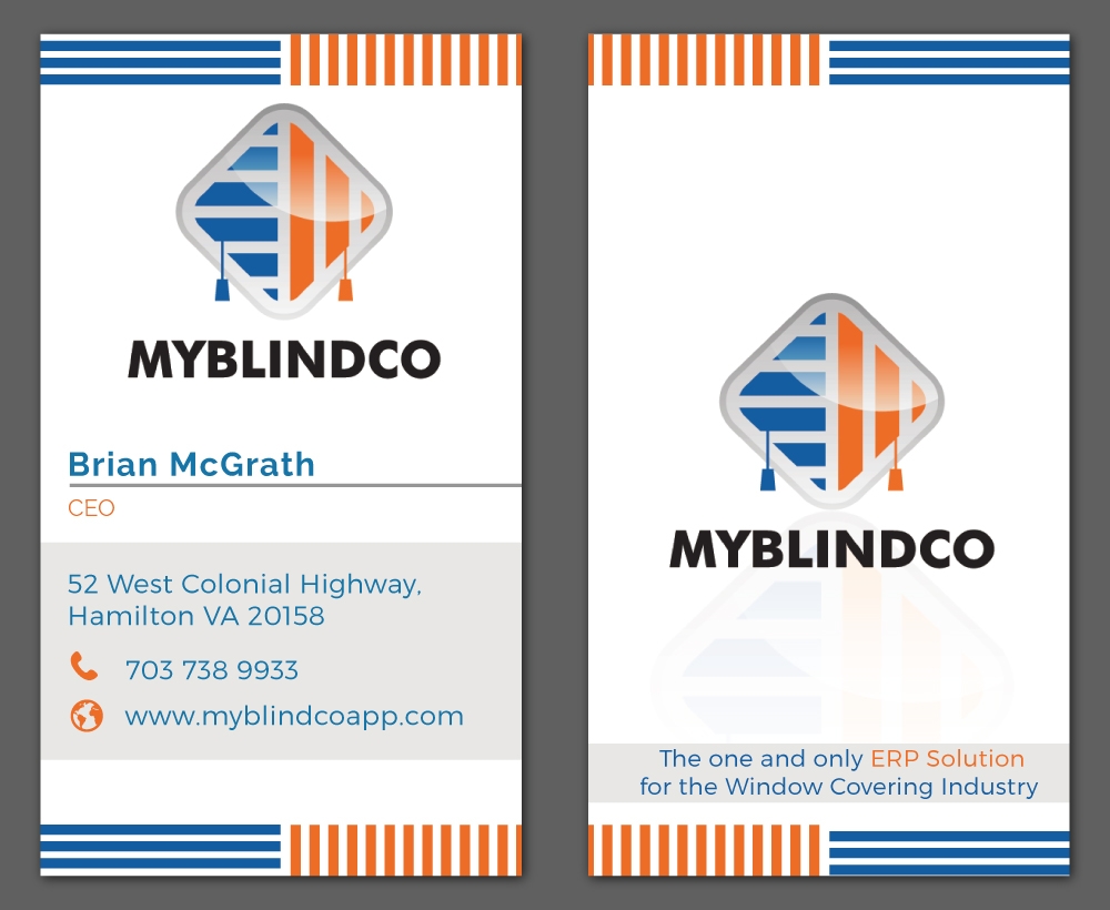 MyBlindCo Logo needs updating and the word enterprise  added bellow the Word MYBLINDCO.   logo design by Gelotine