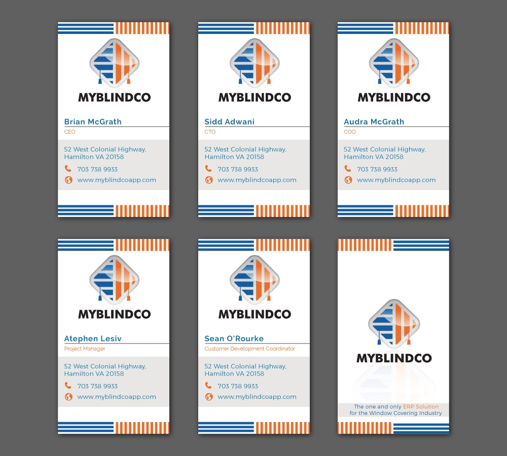 MyBlindCo Logo needs updating and the word enterprise  added bellow the Word MYBLINDCO.   logo design by Gelotine