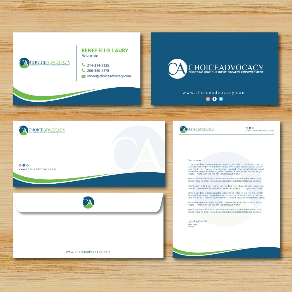 Choice Advocacy logo design by Boomstudioz