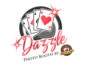 Dazzle Photo Booth by Custom Casino Events logo design by ROSHTEIN