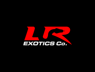 LR Exotics  logo design by denfransko