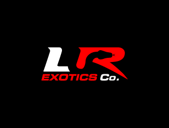 LR Exotics  logo design by denfransko