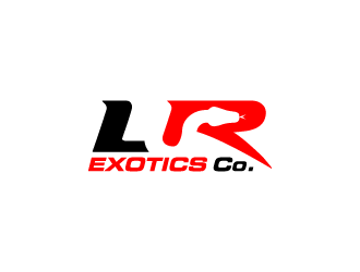 LR Exotics  logo design by denfransko