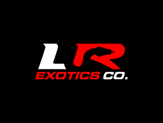 LR Exotics  logo design by denfransko