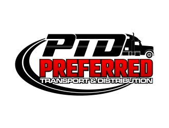 PREFERRED Transport & Distribution; PTD,  logo design by beejo