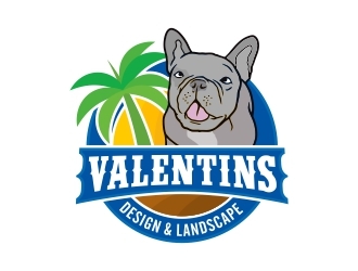 Valentins Design & Landscape logo design by GoodGod