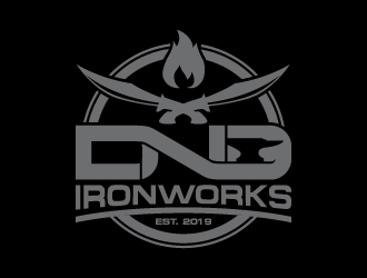 DnD Ironworks logo design by josephope