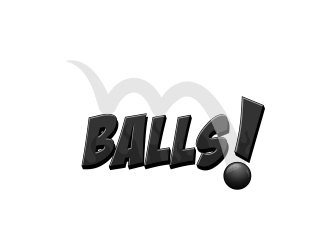 BALLS! logo design by naldart