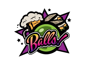 BALLS! logo design by ikdesign