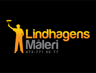 Lindhagens Måleri logo design by dewipadi