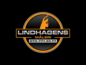 Lindhagens Måleri logo design by haidar