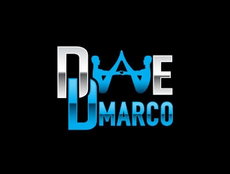 Dave D Marco (should have an apostrophe between D and Marco) logo design by Vincent Leoncito