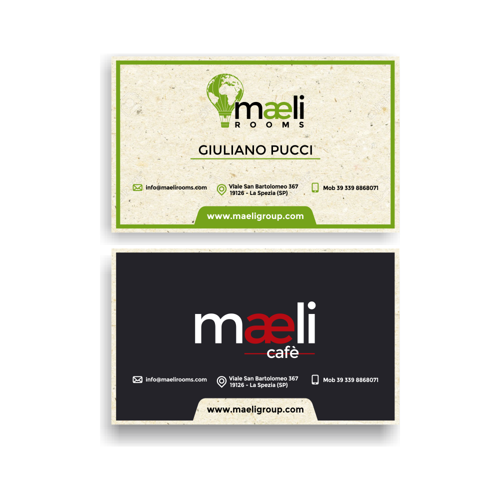 maeli rooms logo design by senandung