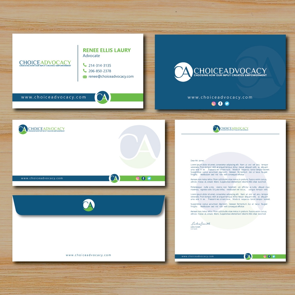 Choice Advocacy logo design by Boomstudioz