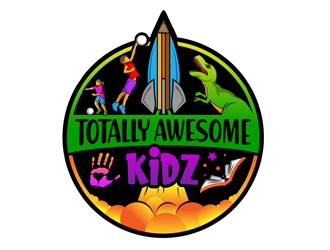 Totally Awesome Kidz logo design by DreamLogoDesign