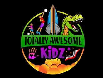 Totally Awesome Kidz logo design by DreamLogoDesign