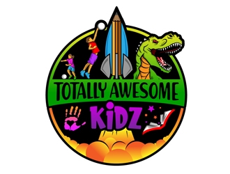 Totally Awesome Kidz logo design by DreamLogoDesign
