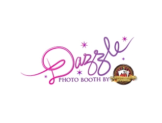Dazzle Photo Booth by Custom Casino Events logo design by Logoboffin