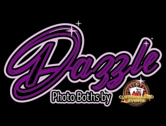 Dazzle Photo Booth by Custom Casino Events logo design by HannaAnnisa
